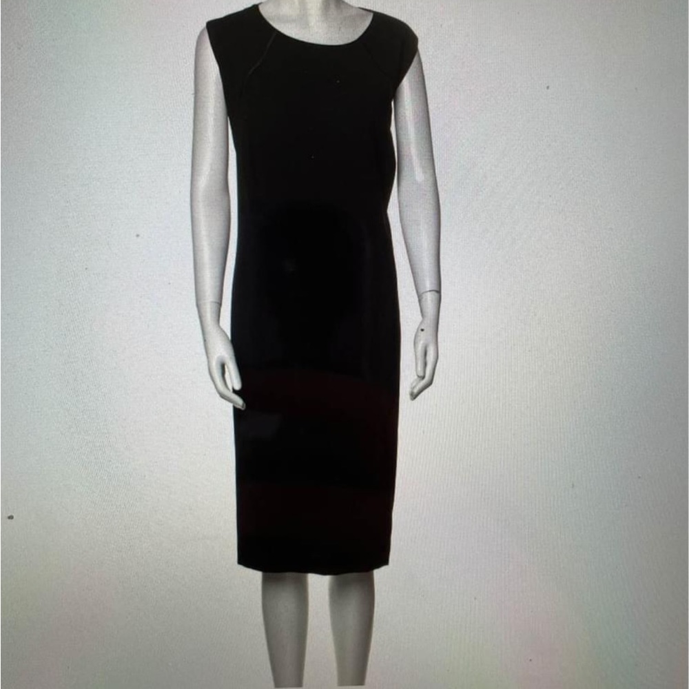 Lafayette dress with black satin trim size 16w